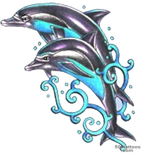 Lovely Dolphin Tattoo Picture  Fresh 2016 Tattoos Ideas_10