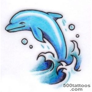 56+ Cute Dolphin Tattoos_9