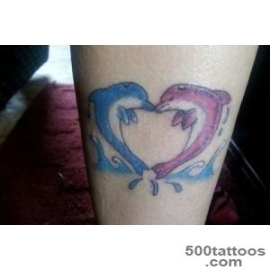 56+ Cute Dolphin Tattoos_26