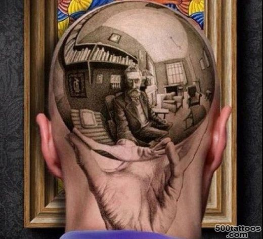 Chrome sphere  10 Most Hilarious Baldhead Tattoos in the World!_35