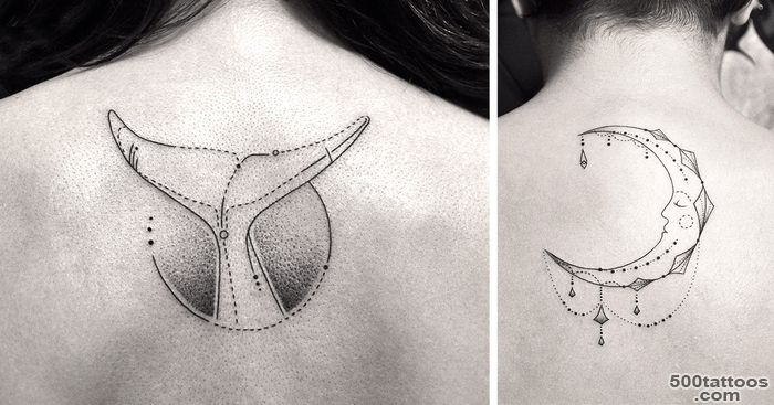 Geometric Line And Dot Tattoos By Turkish Artist Prove Less Is ..._30