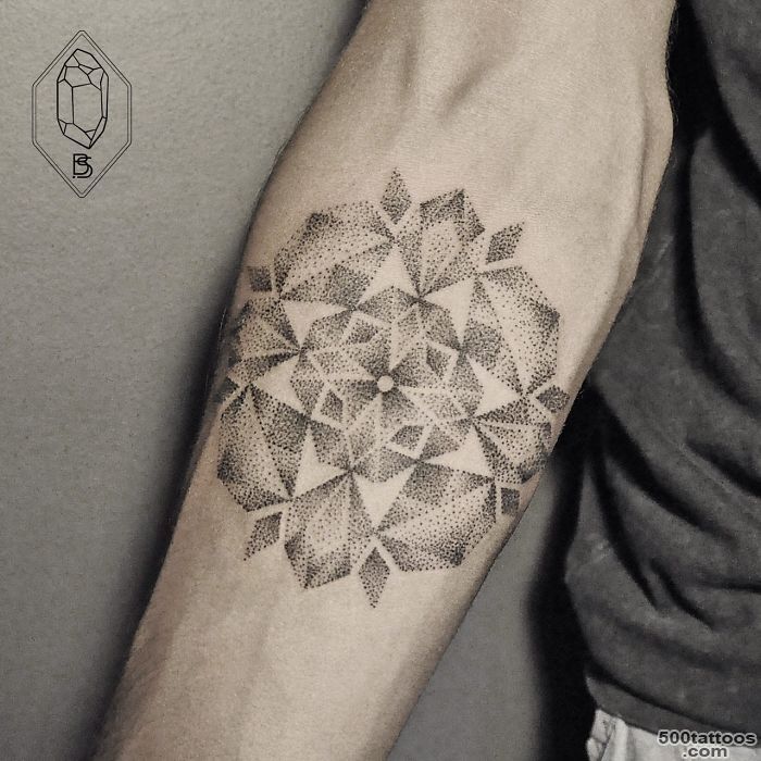 Geometric Line And Dot Tattoos By Turkish Artist Prove Less Is ..._33