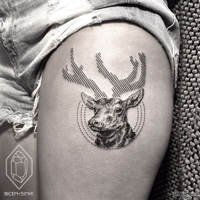 Geometric Line And Dot Tattoos By Turkish Artist Prove Less Is ..._37