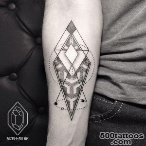 Geometric Line And Dot Tattoos By Bicem Sinik_47