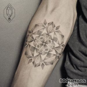 Geometric Line And Dot Tattoos By Turkish Artist Prove Less Is _33