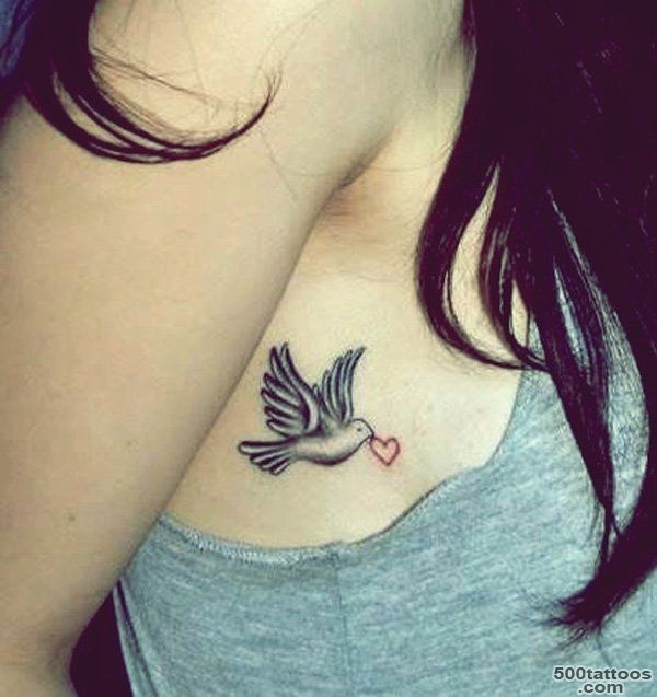 55 Peaceful Dove Tattoos  Art and Design_6