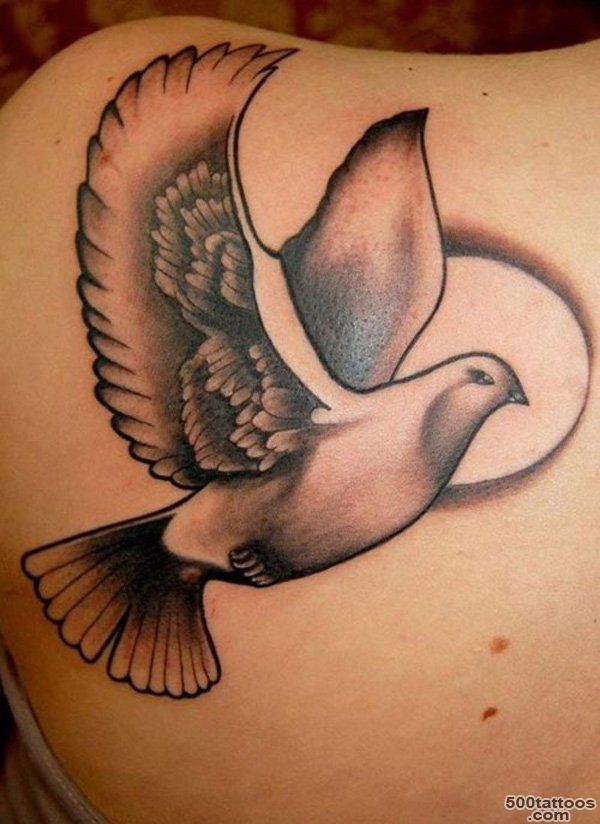 55 Peaceful Dove Tattoos  Art and Design_14
