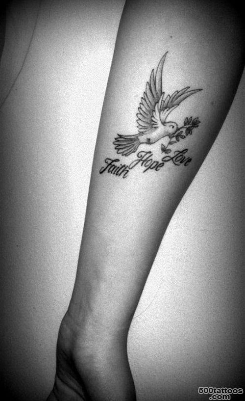 61 Small Dove Tattoos and Designs with Images   Piercings Models_48
