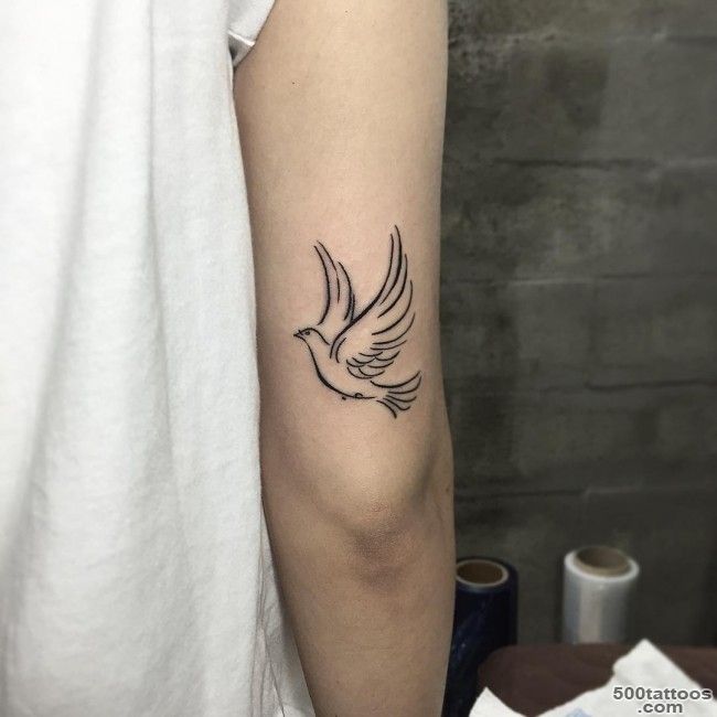 100 Charming Dove Tattoos And Meanings [2016]_32