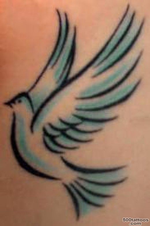 Dove Tattoos Designs, Ideas, Meanings, and Pictures_29