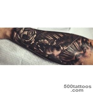 50 Dove Tattoos For Men   Soaring Designs With Harmony_22