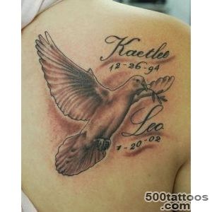 55 Peaceful Dove Tattoos  Art and Design_35