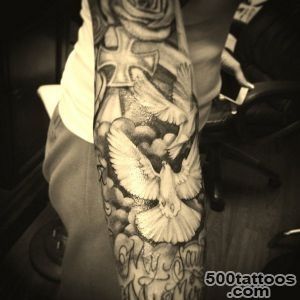 55 Peaceful Dove Tattoos  Art and Design_40