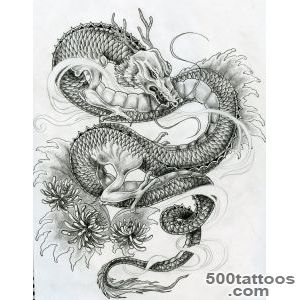 DeviantArt More Like Asian dragon tattoo sketch by MarinaAlex_36