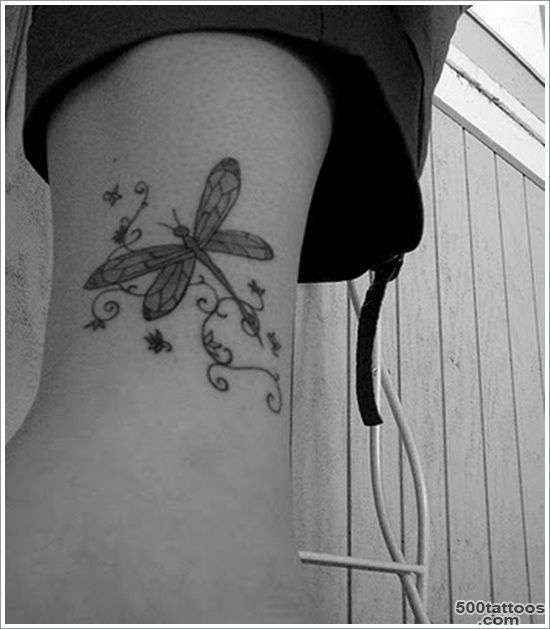 35 Cute and Sexy Dragonfly Tattoo Designs_49