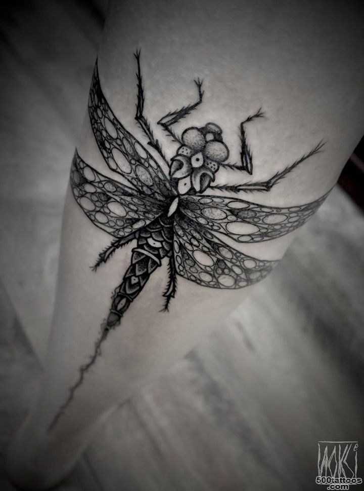 Black Ink Dragonfly  Best tattoo ideas amp designs_40