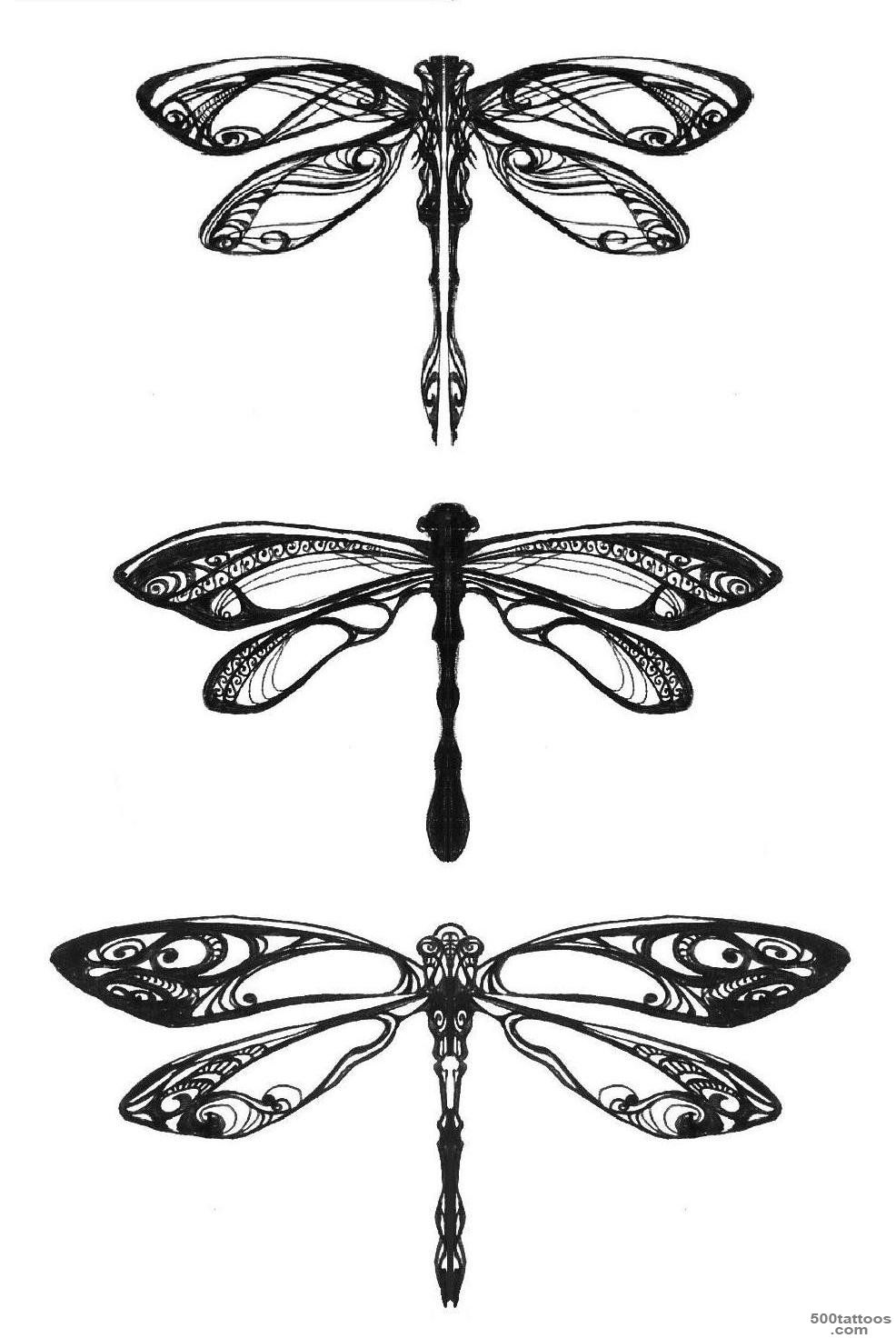 Dragonfly n Spider Web Tattoo Sketch   Tattoes Idea 2015  2016_28