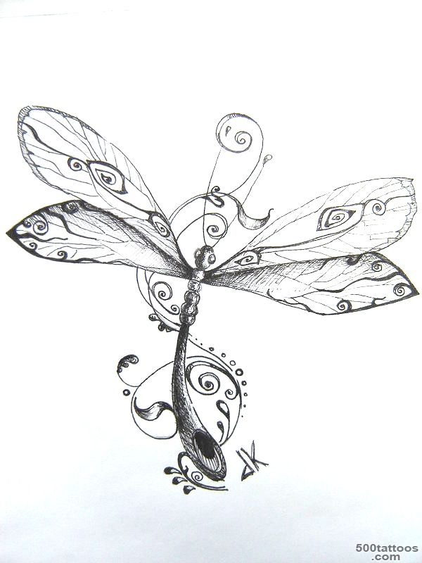 Dragonfly Tattoo Pattern  Tattoobite.com_42