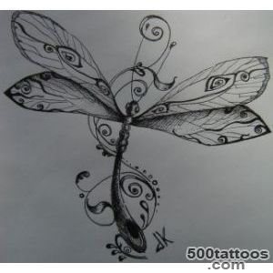 20 Groovy Dragonfly Tattoo Designs_31