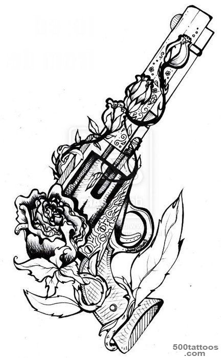 Drawn tattoo idea in linework style for the calf