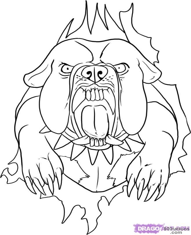 A bold drawn tattoo using sketch technique on the neck