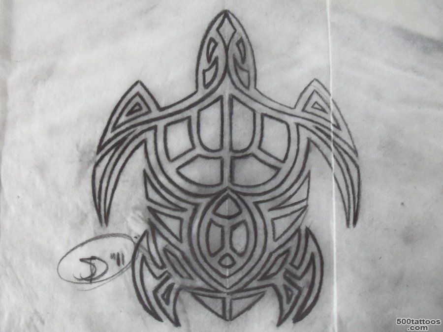 Artistic illustrative drawn tattoo design on the thigh