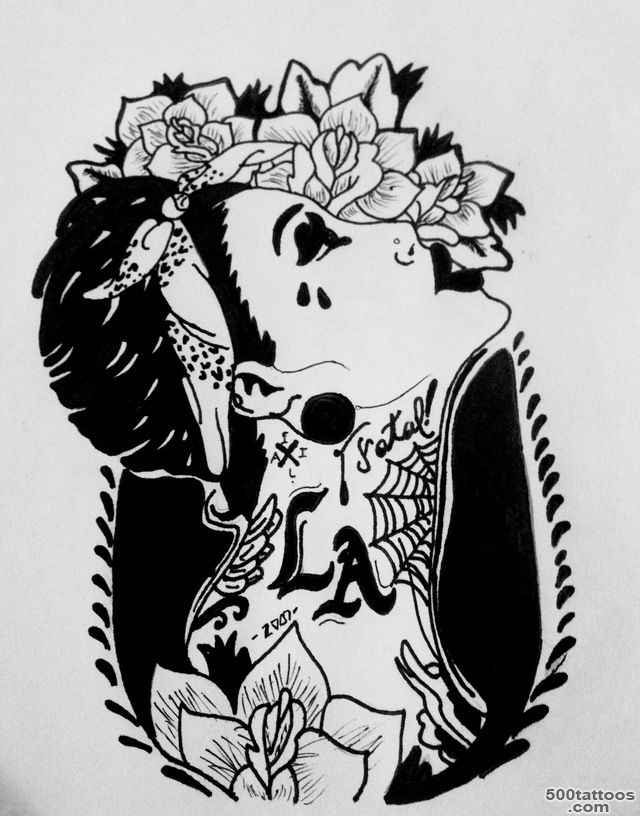 Detailed fine-line drawn tattoo design on the ankle