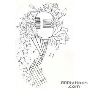 Drawn tattoo in refined abstract style on the shoulder