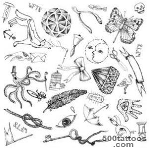 Drawn tattoo in subtle geometric style on the inner arm