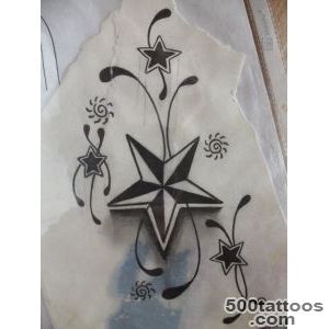 Drawn tattoo idea in linework style for the ribs