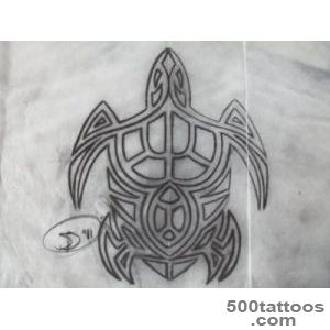 Artistic illustrative drawn tattoo design on the thigh