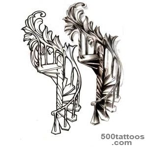 Ornamental drawn tattoo featuring powerful execution on the wrist