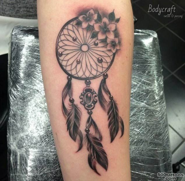 50 Gorgeous Dreamcatcher Tattoos Done Right   TattooBlend_4