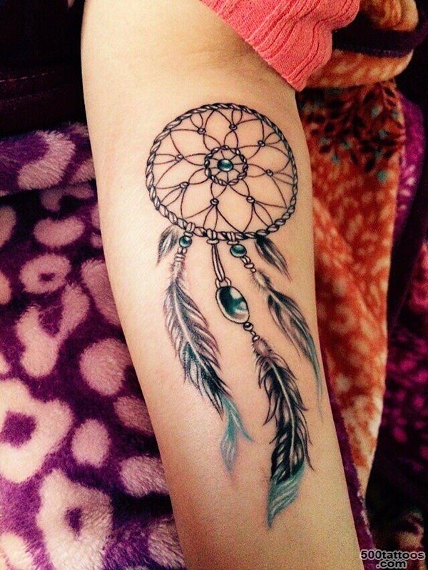 60 Dreamcatcher Tattoos to Keep Bad Dreams Away_20