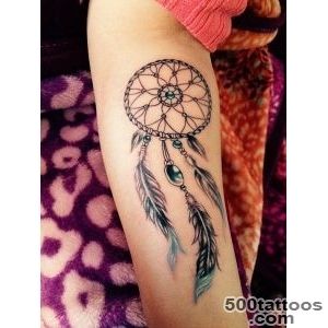 60 Dreamcatcher Tattoos to Keep Bad Dreams Away_20