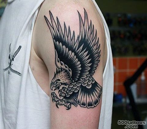 75 Eagle Tattoos For Men   A Soaring Flight Of Designs_17
