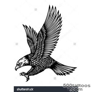 Attacking Eagle Tattoo Stock Vector Illustration 99815441 _42