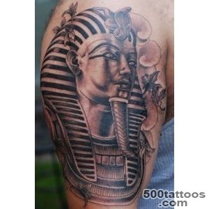 Egyptian Sphinx Tattoo for men on shoulder_41