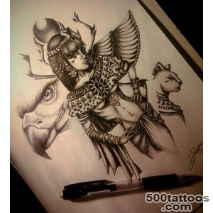 Egypt Tattoo design by CarolinaJibbonDonati on DeviantArt_11