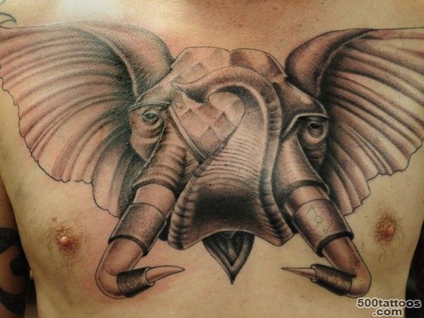 100 Mind Blowing Elephant Tattoo Designs with Images   Piercings ..._28