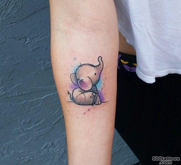200+ Inspirational Elephant Tattoos And Meanings [2016]_45