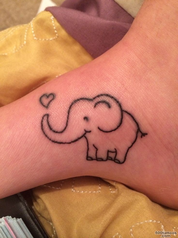 1000+ ideas about Cute Elephant Tattoo on Pinterest  Elephant ..._26