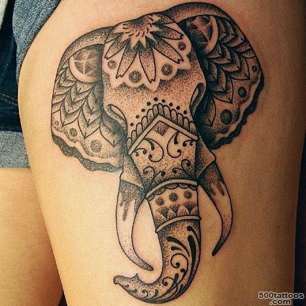 1000+ ideas about Elephant Thigh Tattoo on Pinterest  Thigh ..._30