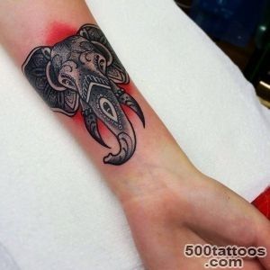 100 Mind Blowing Elephant Tattoo Designs with Images   Piercings _8