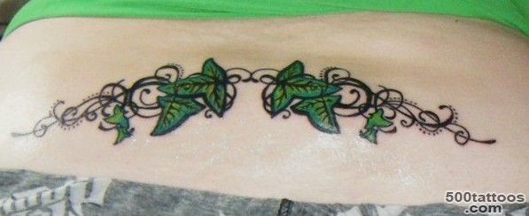 Elven Leaves Tattoo On Lower Back  Tattoobite.com_28
