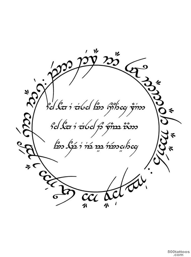 Pin Elvish Tattoos Translation Picture on Pinterest_6