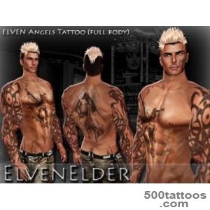 Second Life Marketplace   ELVEN Angels Tattoo (full body)_23