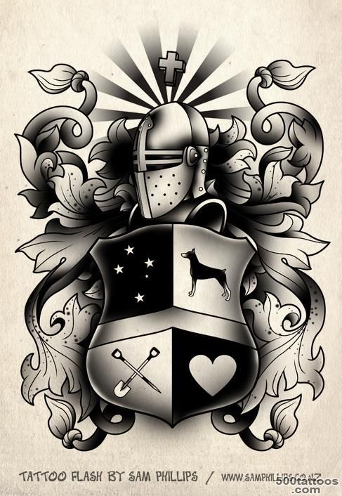 family+tattoo+symbols  Black and White Crest   Sam Phillips ..._17