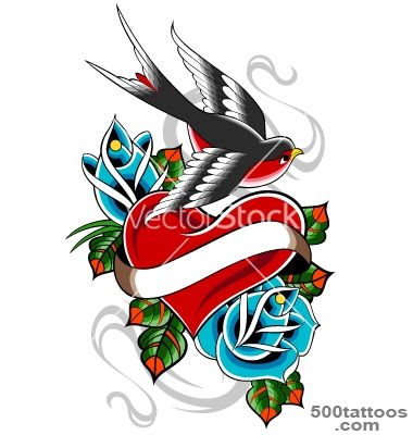 Heart tattoo emblem vector by paul_june   Image #738042   VectorStock_33