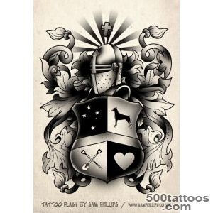 family+tattoo+symbols  Black and White Crest   Sam Phillips _17